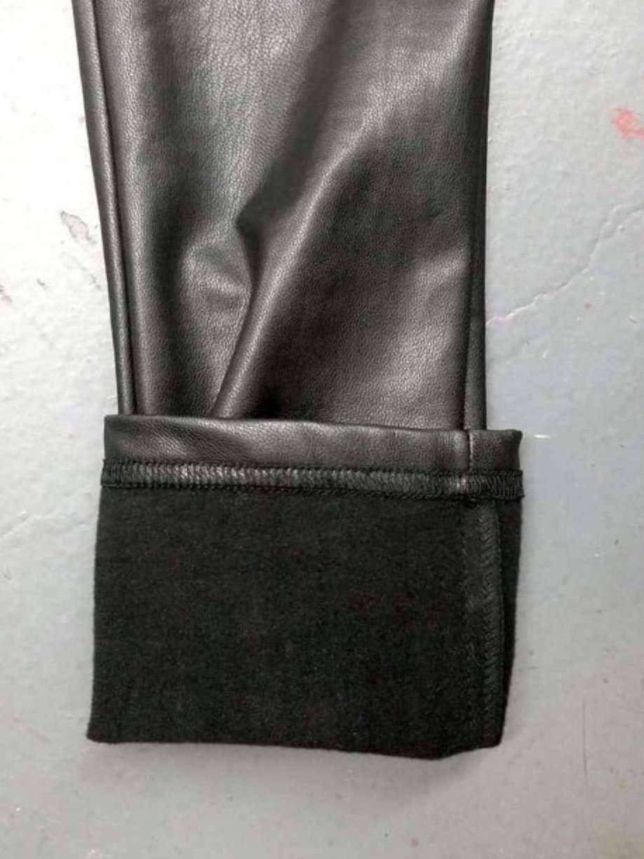 Faux Leather Moto Leggings - Image 8